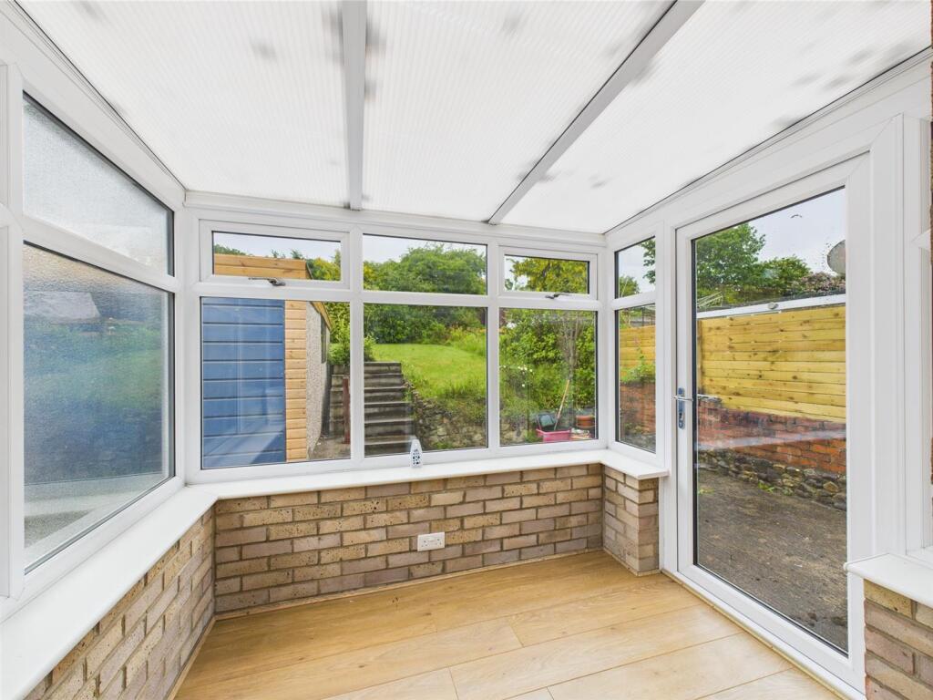 Upvc conservatory: