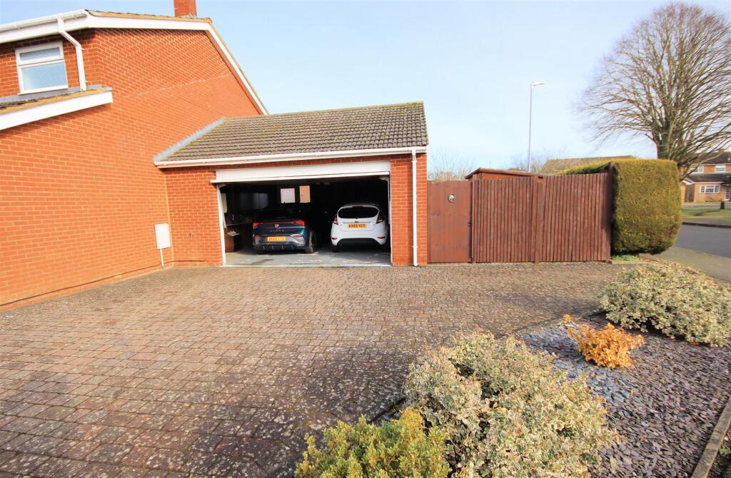 View of Double Width Garage