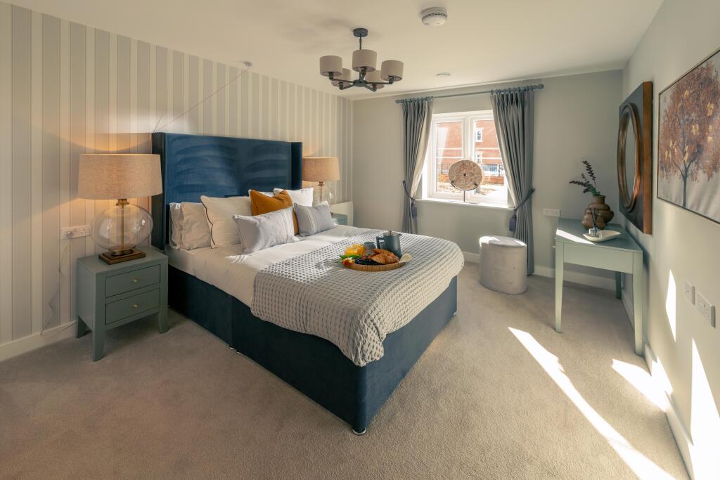 Knox Court - Typical 2 Bed Apartment Bedroom  