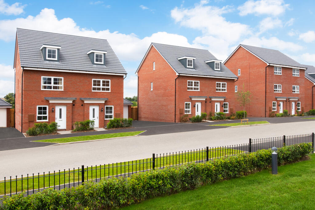 Wigston Meadows Street Scene Kingsville 4 bed home Haversham 4 bed home
