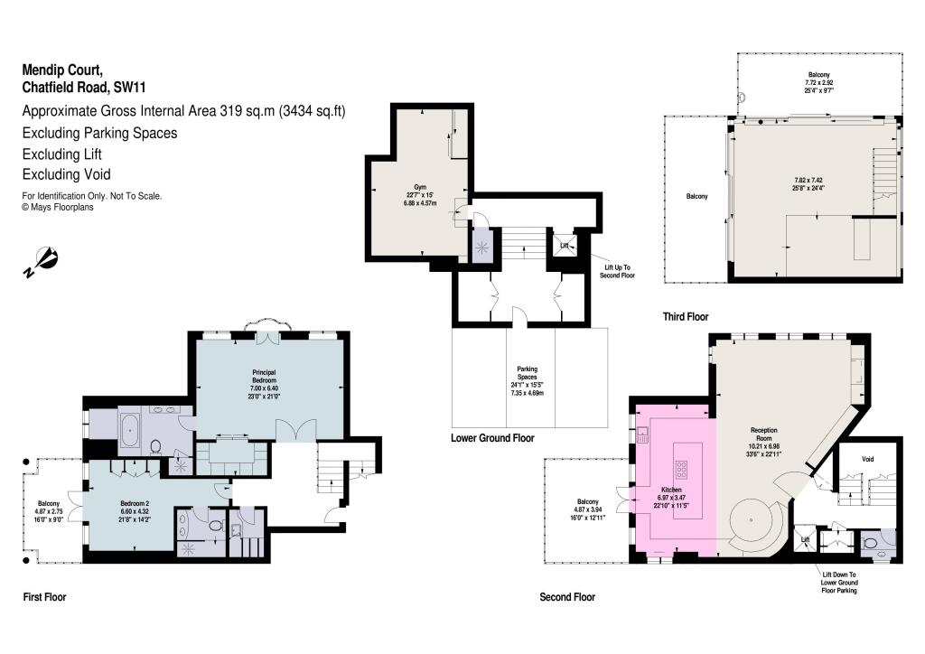 Flat 83 Mendip Court, Chatfield Road, Battersea, London, SW11 3UZ