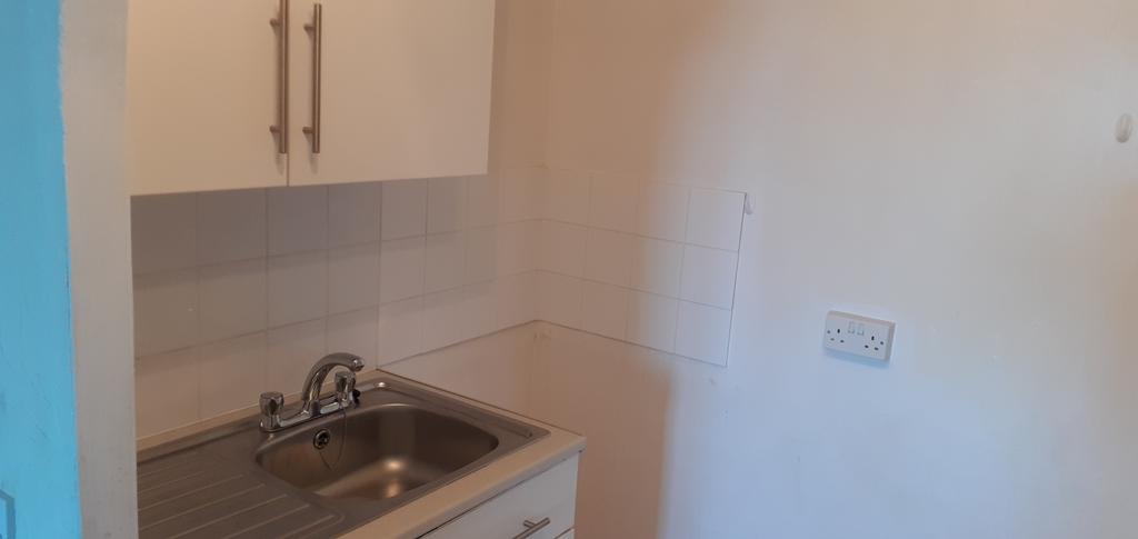 Kitchen with space for fridge freezer