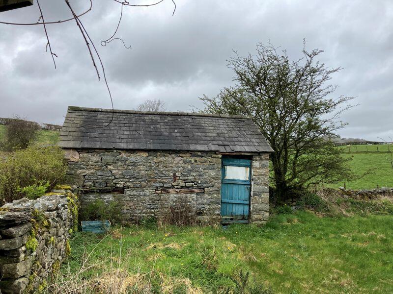 Stone outhouse