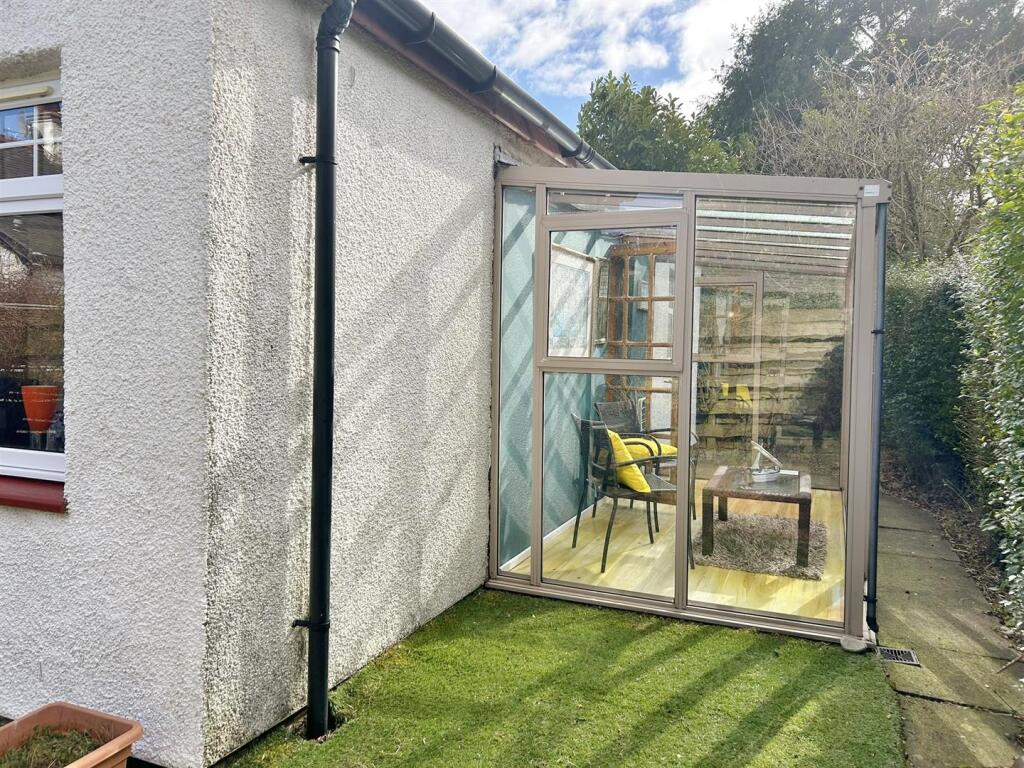 Sun room from the garden