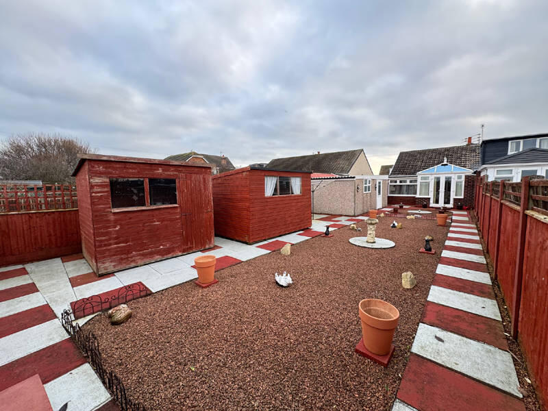 Rear of Property