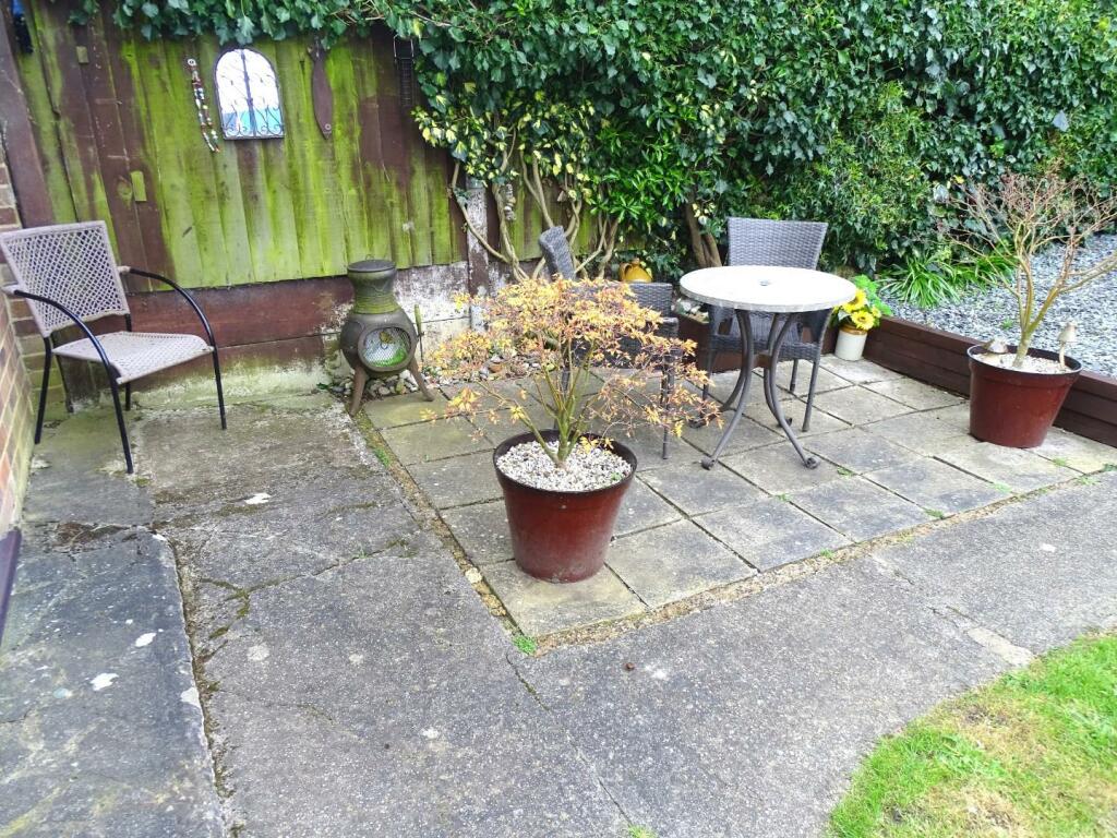 SECLUDED PATIO AREA