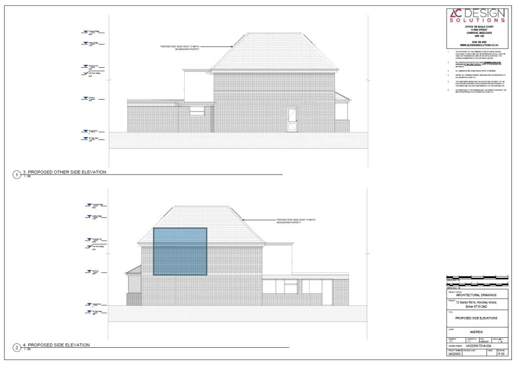 Side Elevation Plans