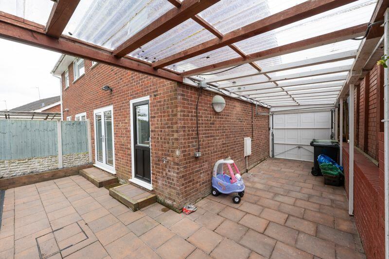 CAR PORT onto REAR GARDEN