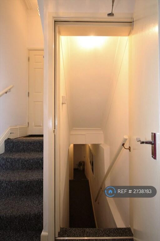 Entrance Hallway To Flat &amp; Stairs Down To Bedroom