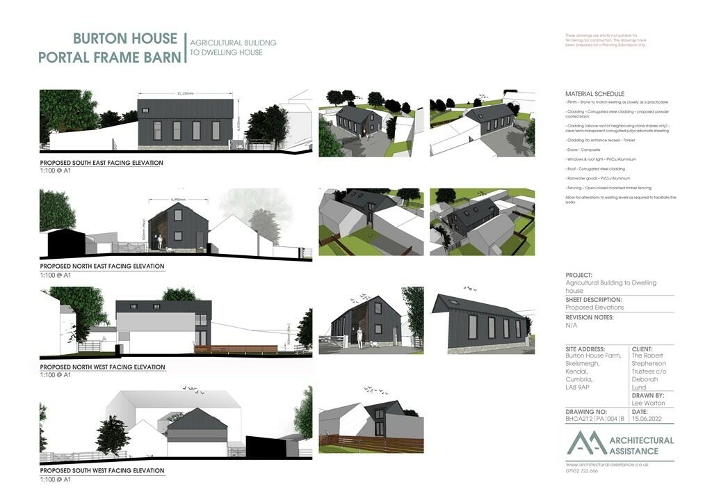 Proposed elevations