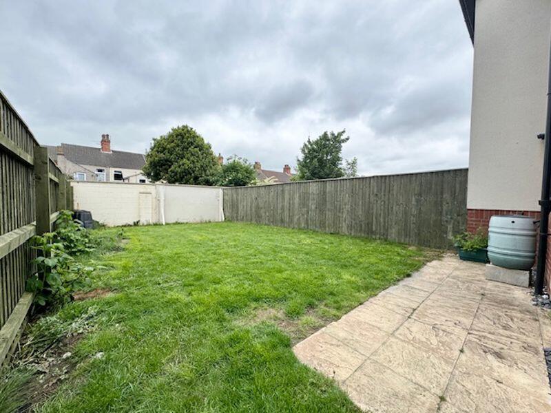 Rear garden and patio