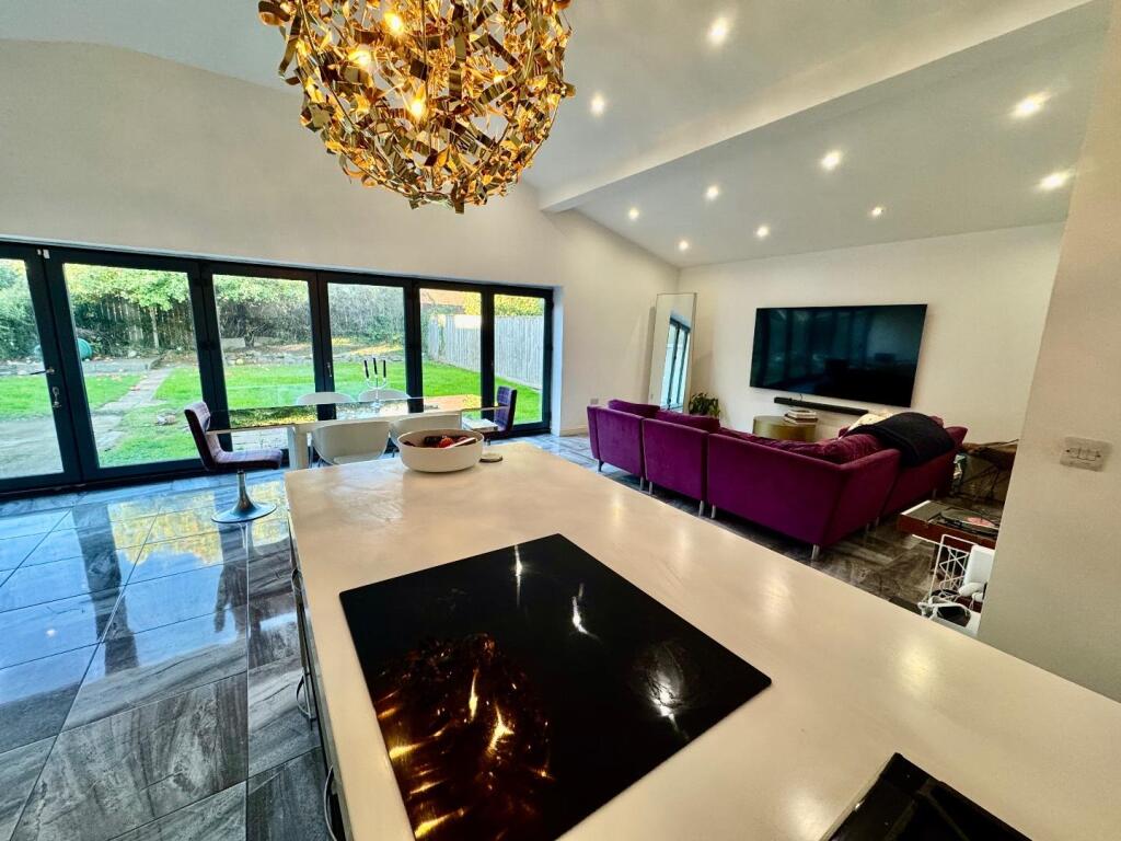 Kitchen into  Dining/Family Area