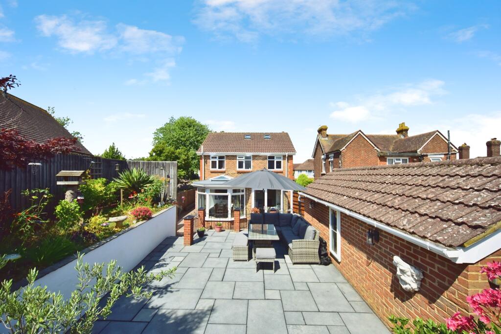 Private Rear Garden With Back Property View