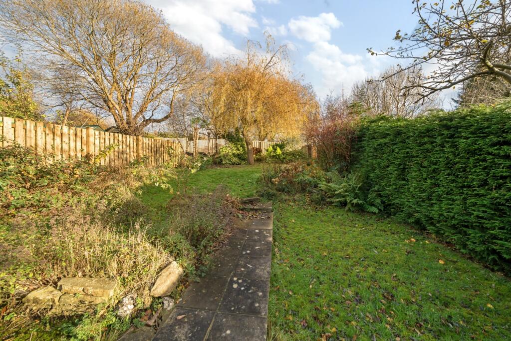 Part of the back garden