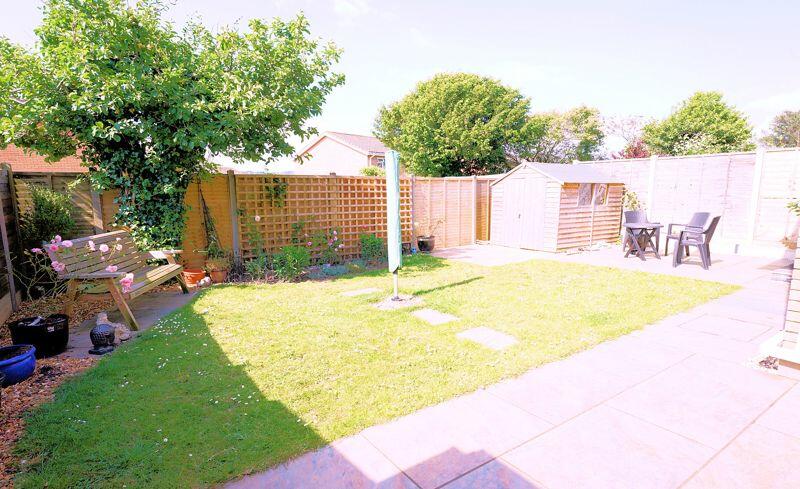 Private garden and patio