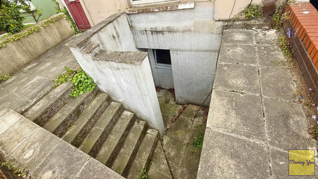 Steps to basement