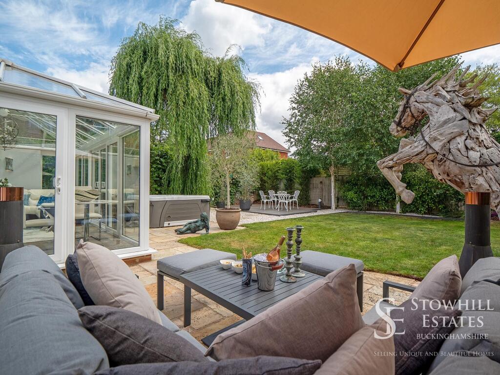 Conservatory and patio