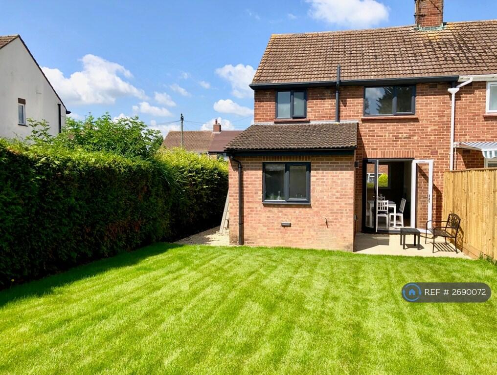 Rear View Of House And Garden
