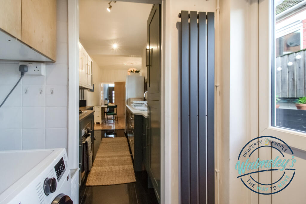 Rear lobby with door to gardens &amp; utility spaces