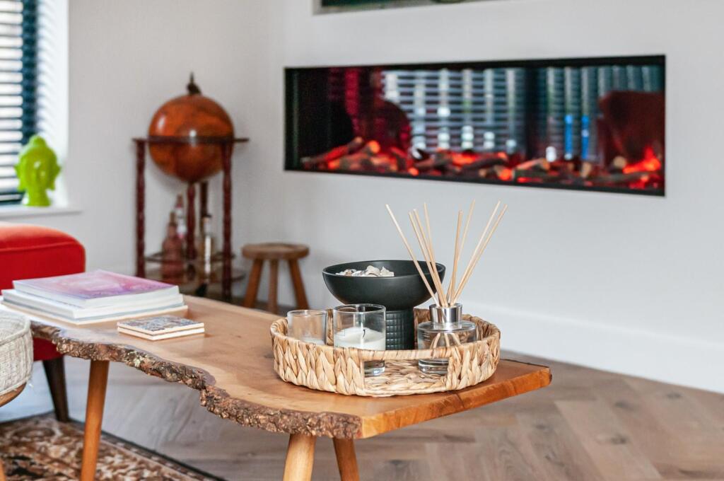 Built in Fireplace