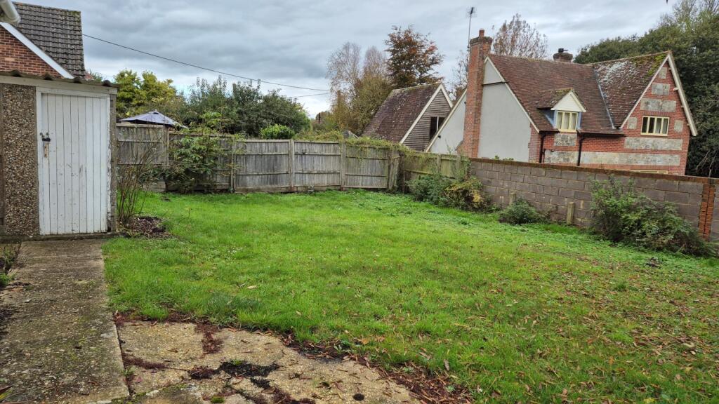 Rear garden