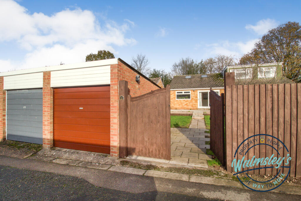 Rear access with gated drive &amp; garage