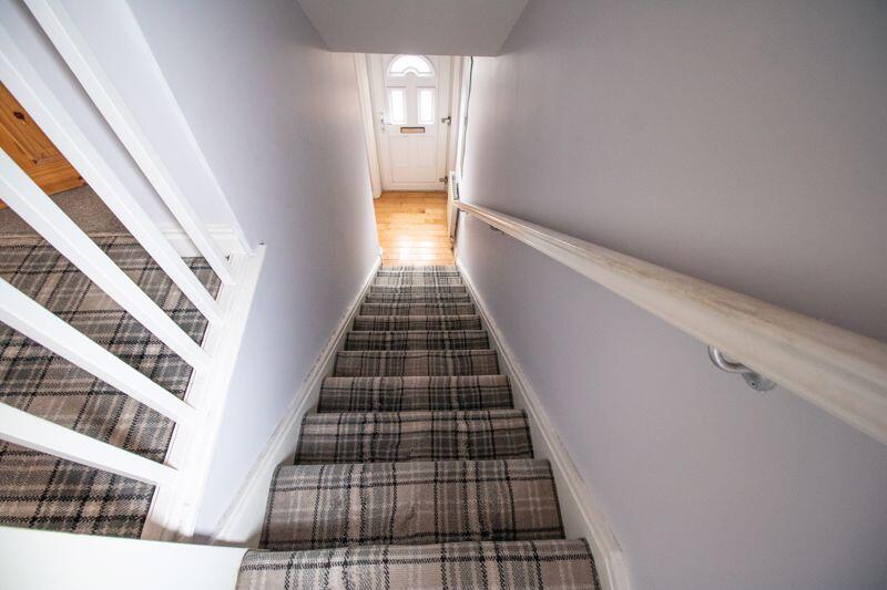 Stairwell to the upper floor