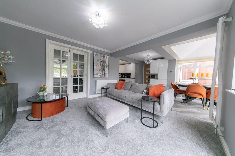 Rear lounge, dining area and kitchen