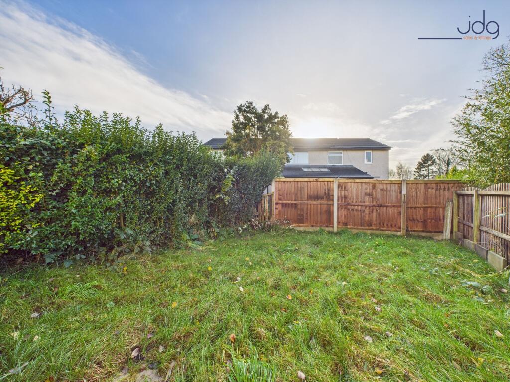 Spacious Garden to the rear of the property with decked seating area