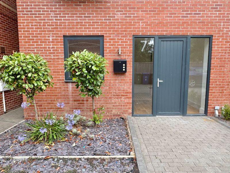 Front door and garden