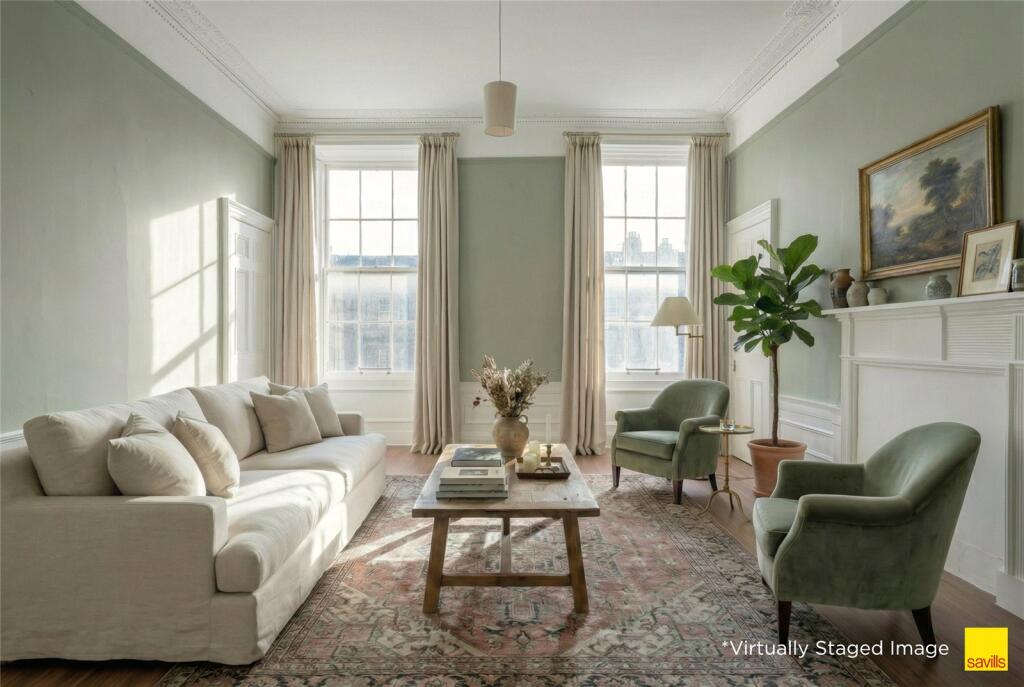Living Room Staged