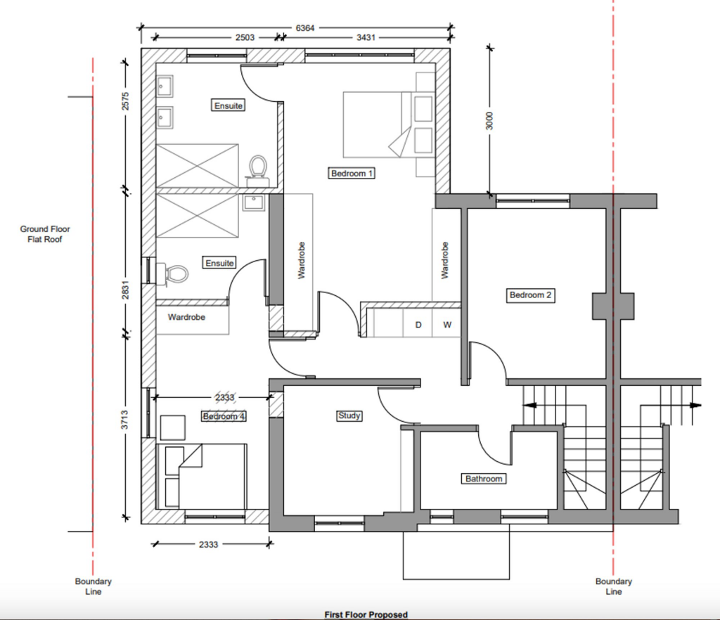 Proposed First Floor Floor Plan