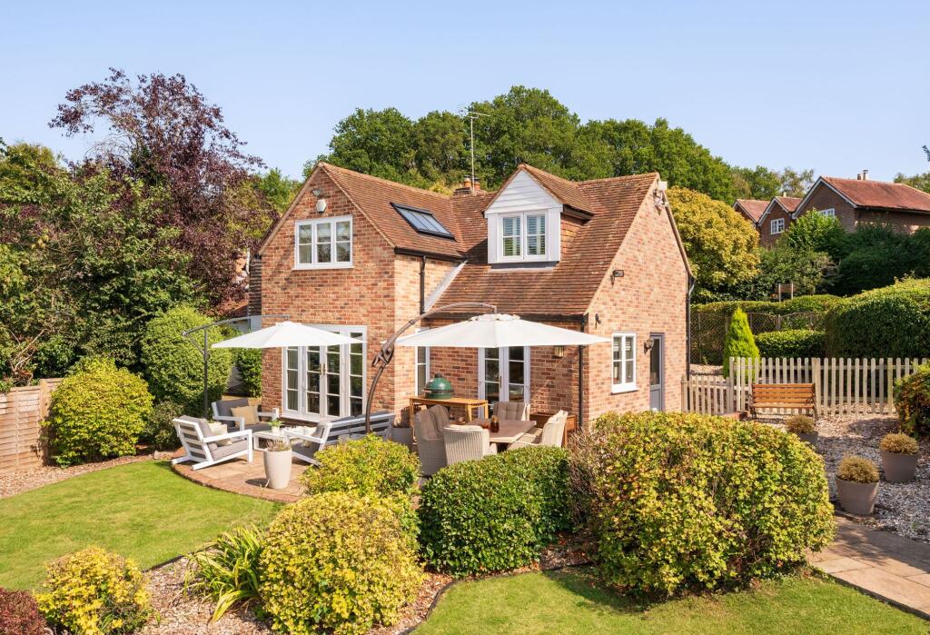 The back of Rose Cottage