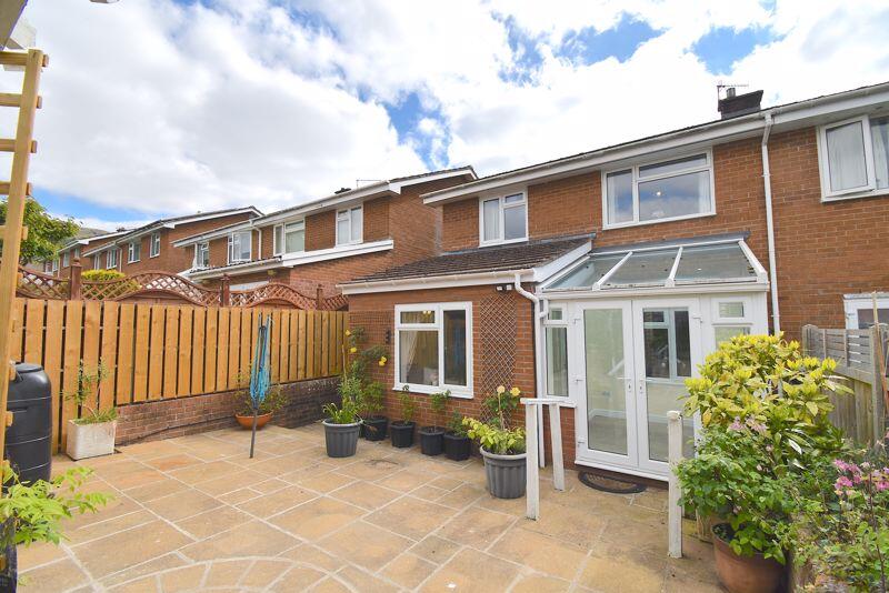 Rear elevation and garden