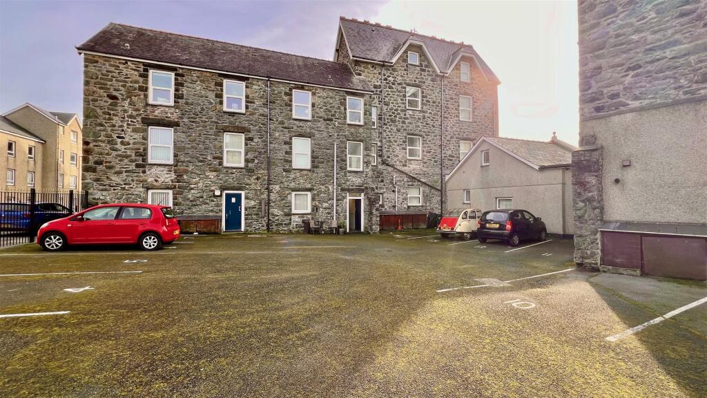 private parking area