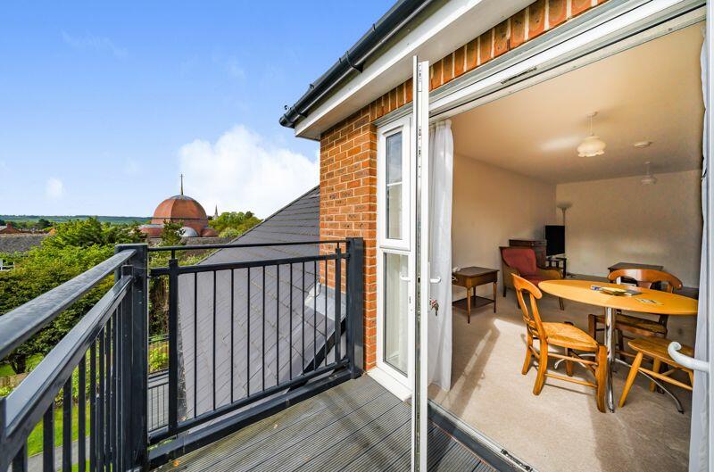 Far-reaching views from balcony