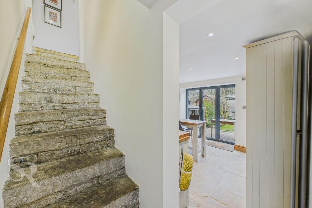 Kitchen and Stairway