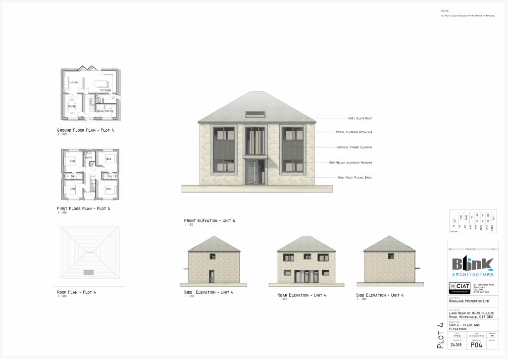 24018 - P04 - Plot 4 - Plans And Elevations - A1_p