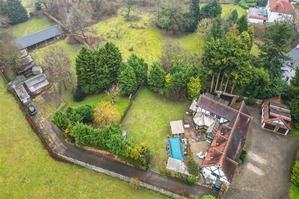 Rear of property &amp; side drive