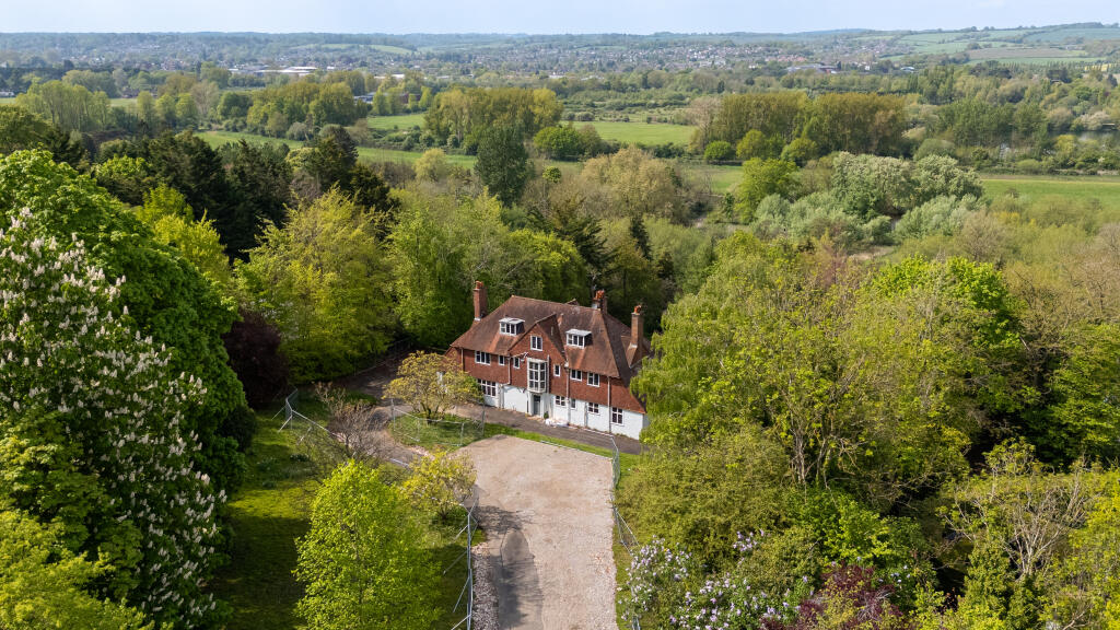 Aerial View of the House
