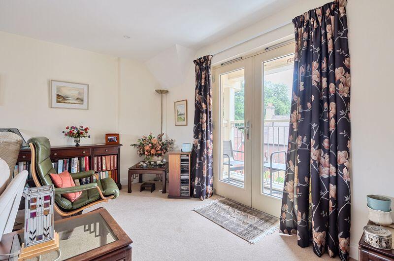 South-facing balcony