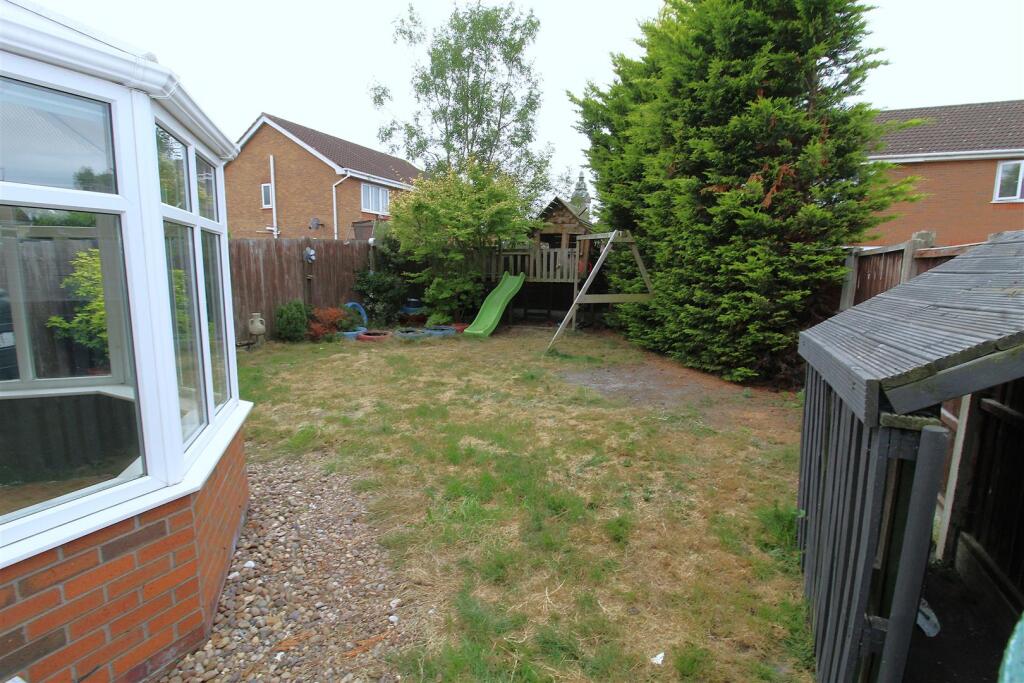 West Facing Rear Garden