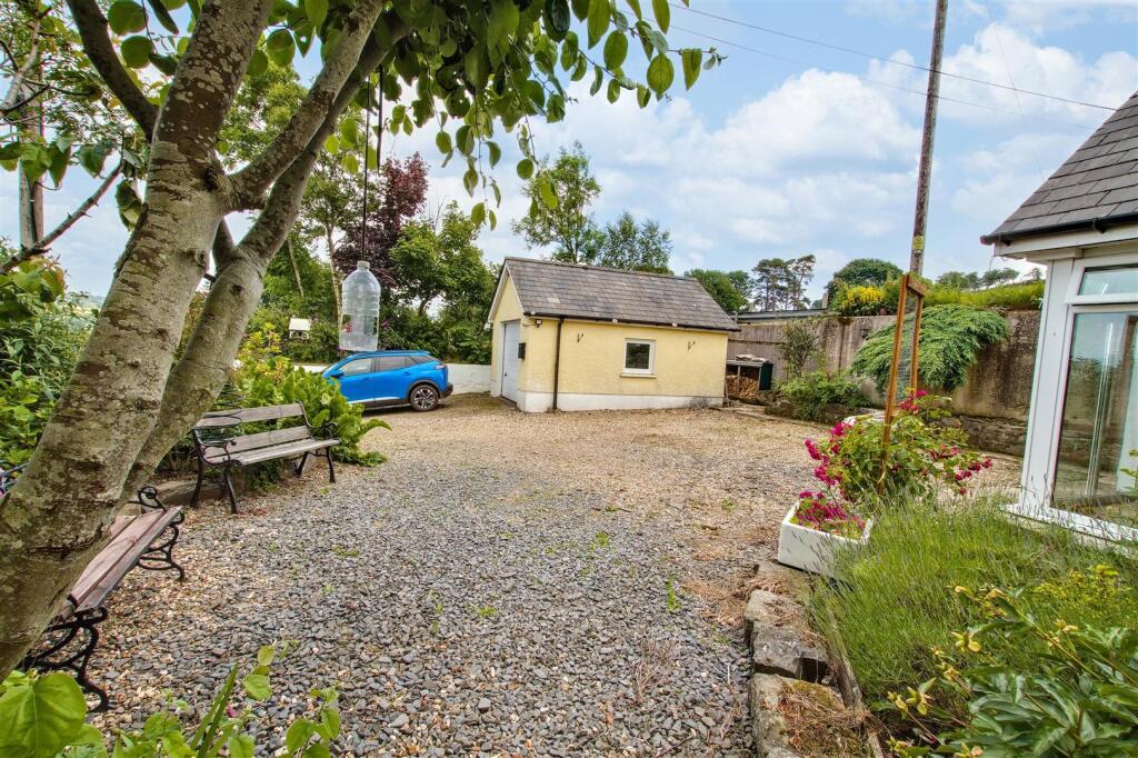 Parking, garden and garage