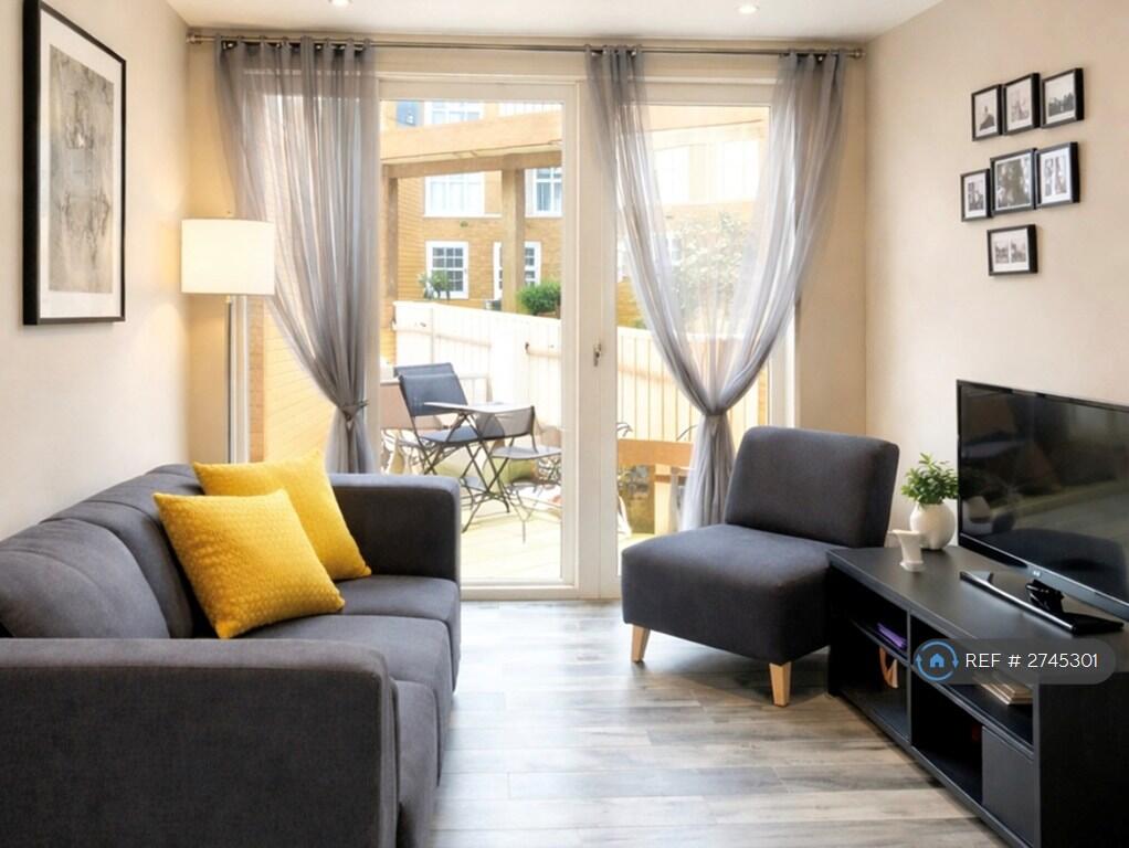 Living Room With Patio Doors