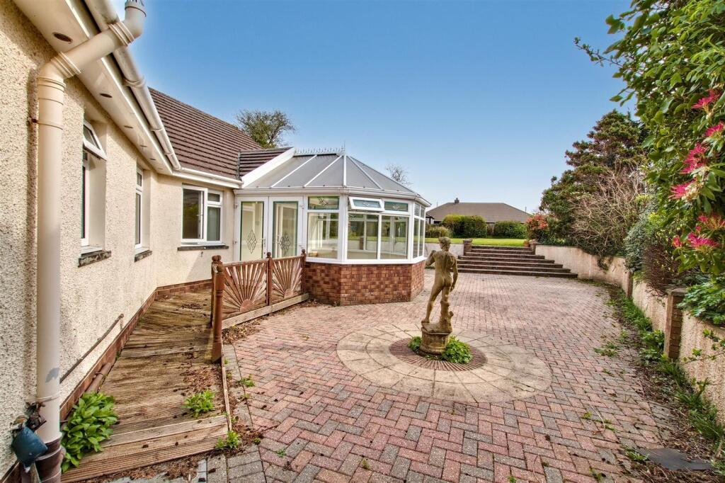 Rear patio