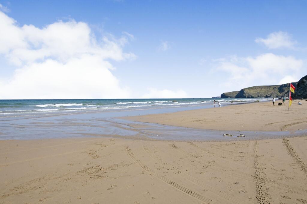 Watergate Bay Beach.