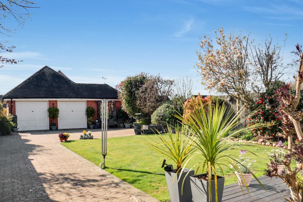 Garden and garage
