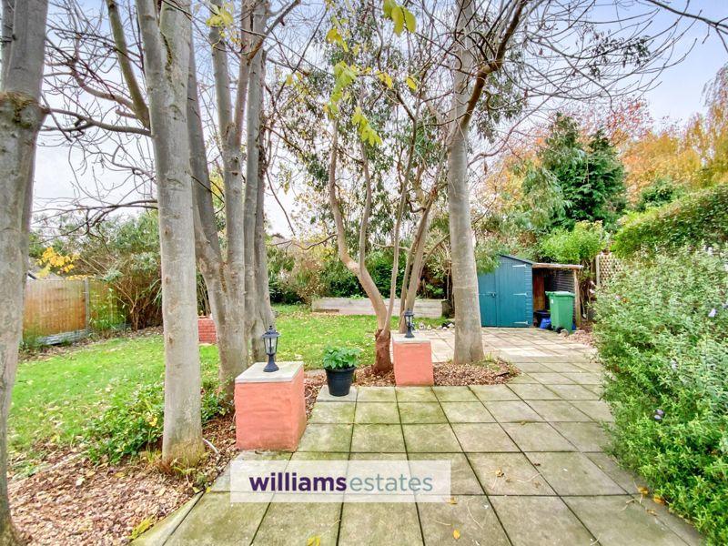 lower garden area