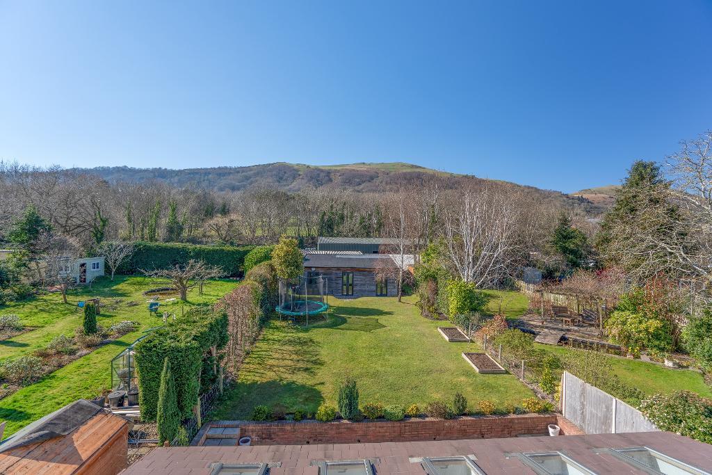 Sublime view of gardens &amp; Malvern Hills
