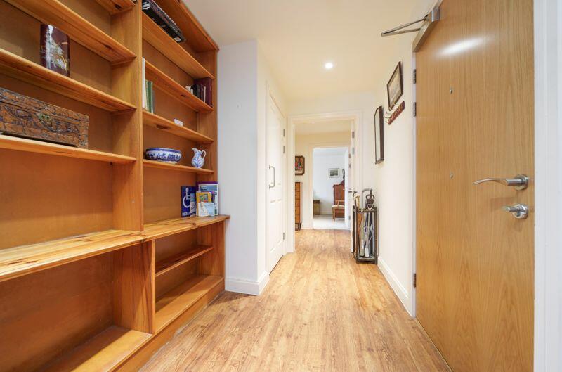 Hallway with storage